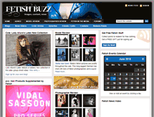Tablet Screenshot of fetishbuzz.com